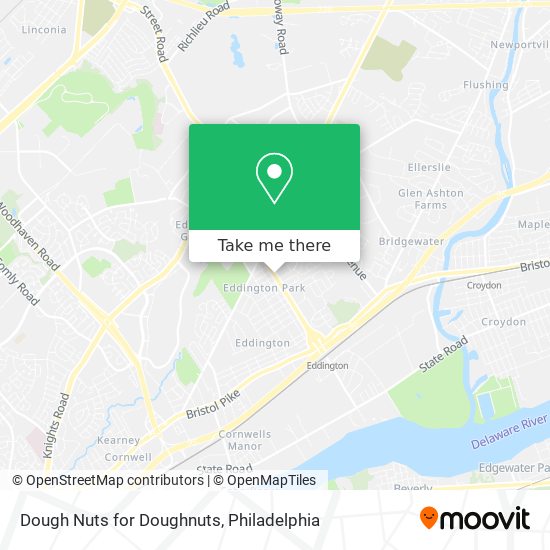 Mapa de Dough Nuts for Doughnuts