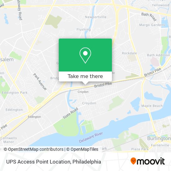 Mapa de UPS Access Point Location