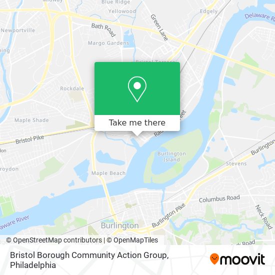 Bristol Borough Community Action Group map