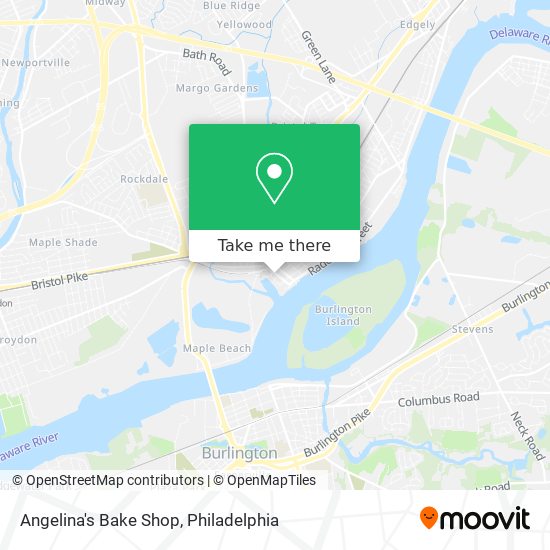 Angelina's Bake Shop map