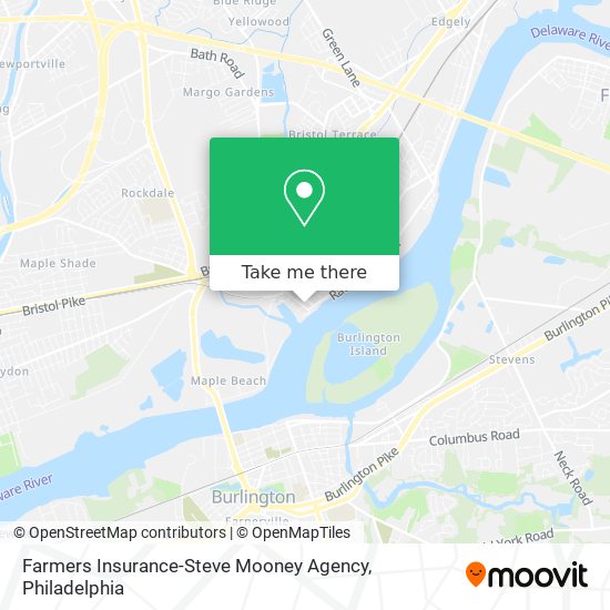 Mapa de Farmers Insurance-Steve Mooney Agency