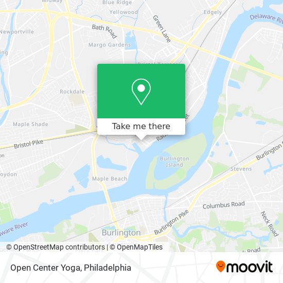 Open Center Yoga map