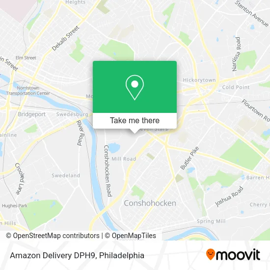 Amazon Delivery DPH9 map