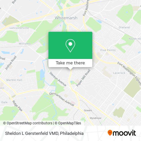 Sheldon L Gerstenfeld VMD map