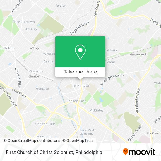 Mapa de First Church of Christ Scientist