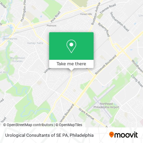 Urological Consultants of SE PA map