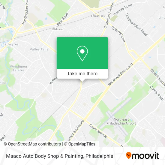 Maaco Auto Body Shop & Painting map
