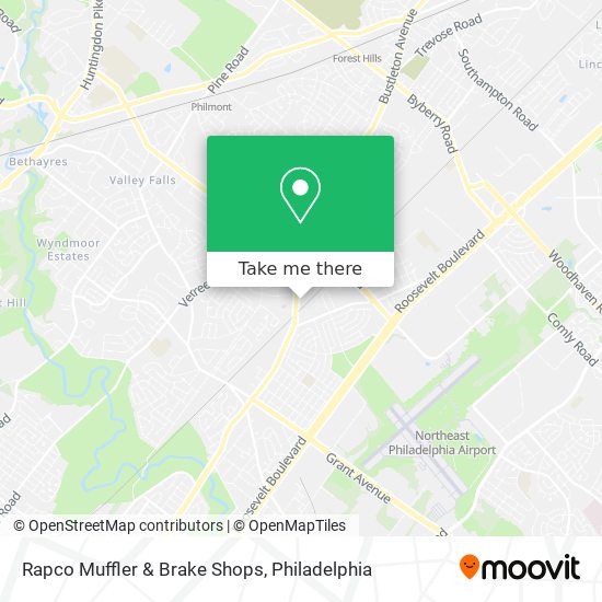 Rapco Muffler & Brake Shops map