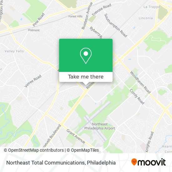 Northeast Total Communications map