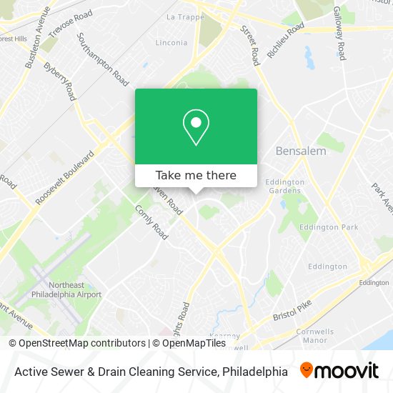 Mapa de Active Sewer & Drain Cleaning Service