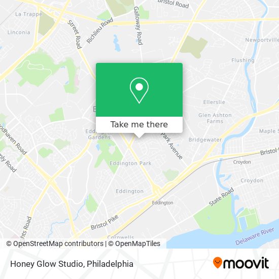 Honey Glow Studio map