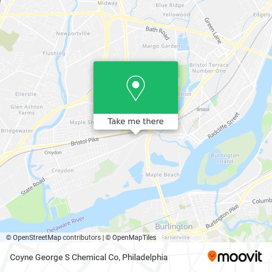 Coyne George S Chemical Co map