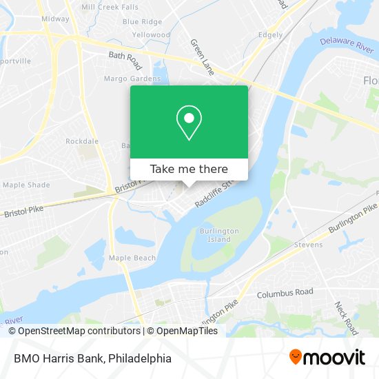 BMO Harris Bank map