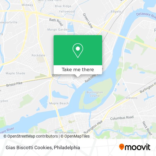 Gias Biscotti Cookies map