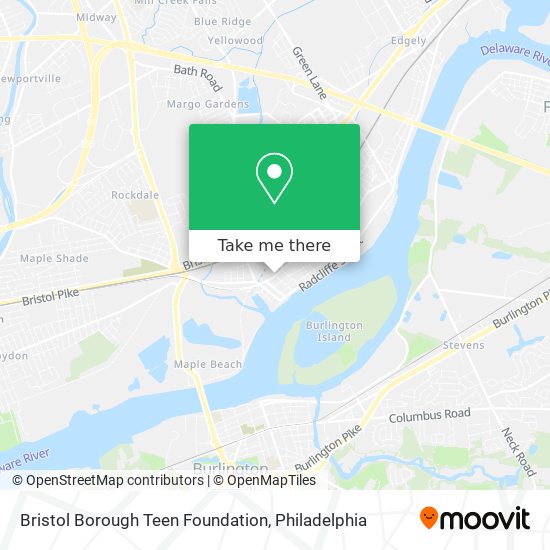 Bristol Borough Teen Foundation map