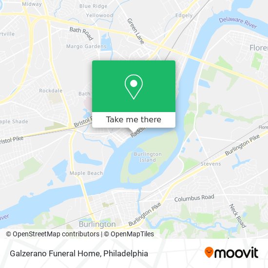 Galzerano Funeral Home map