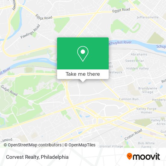 Mapa de Corvest Realty