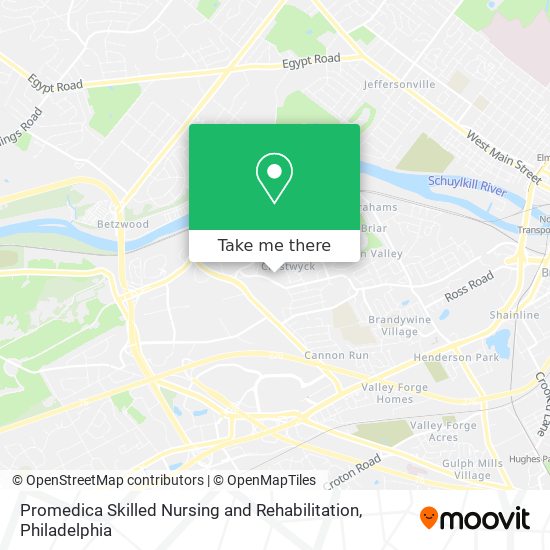 Mapa de Promedica Skilled Nursing and Rehabilitation