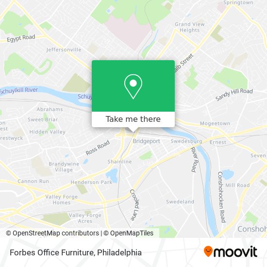 Forbes Office Furniture map