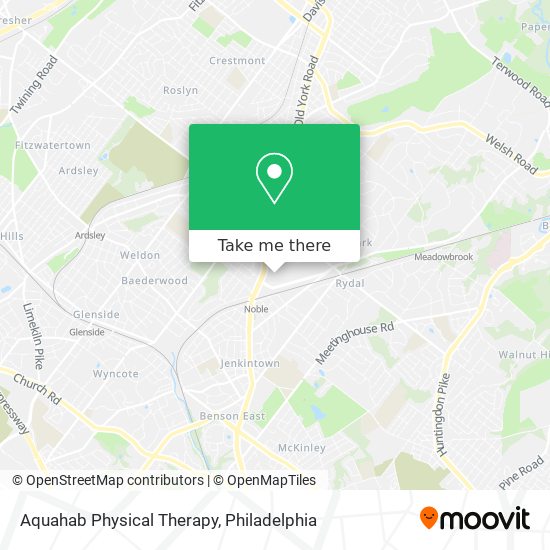 Aquahab Physical Therapy map