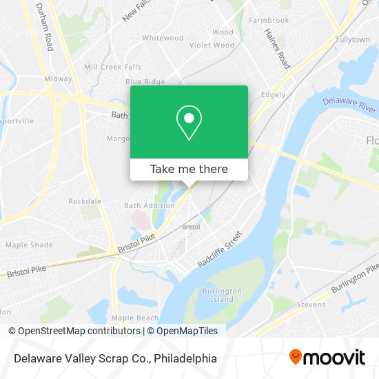 Delaware Valley Scrap Co. map