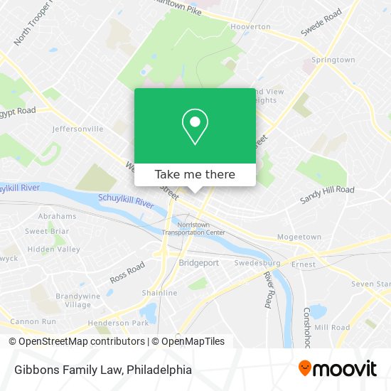 Gibbons Family Law map