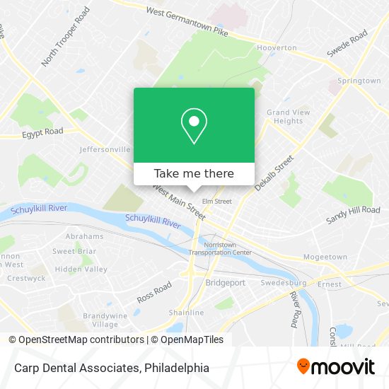 Carp Dental Associates map
