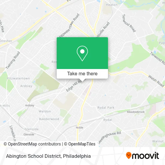 Abington School District map