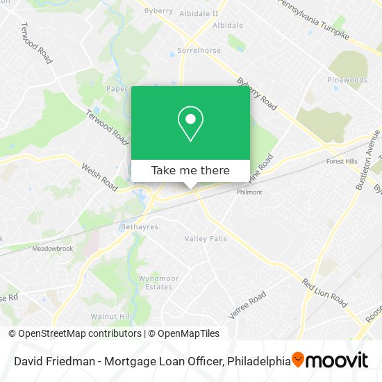 David Friedman - Mortgage Loan Officer map