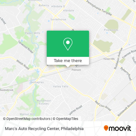 Marc's Auto Recycling Center map