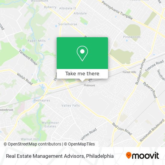 Real Estate Management Advisors map