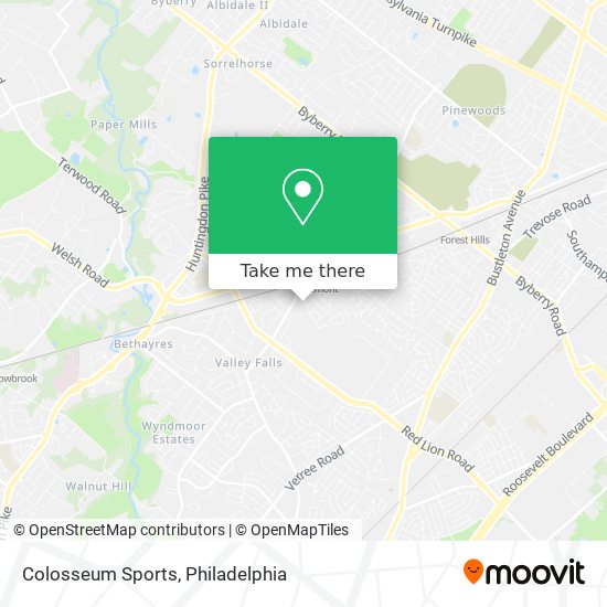 Colosseum Sports map