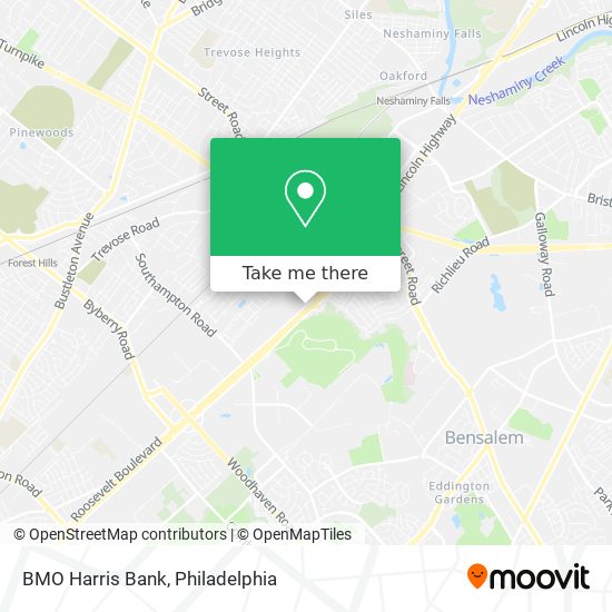 BMO Harris Bank map