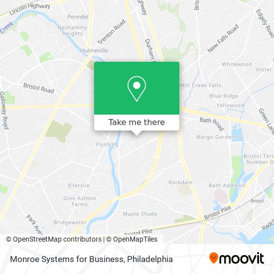 Monroe Systems for Business map