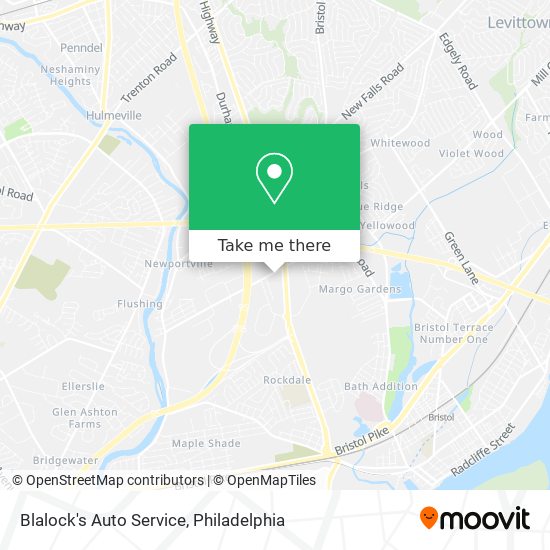 Mapa de Blalock's Auto Service