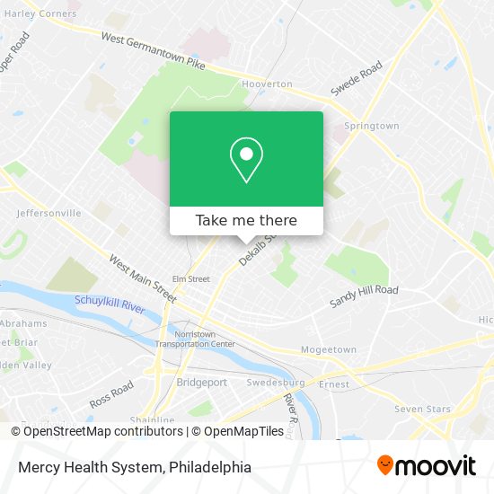 Mapa de Mercy Health System