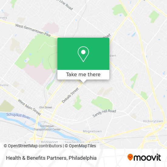 Health & Benefits Partners map