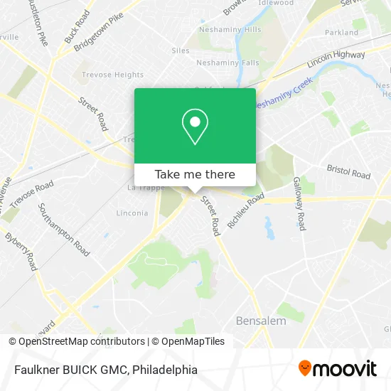 Faulkner BUICK GMC map