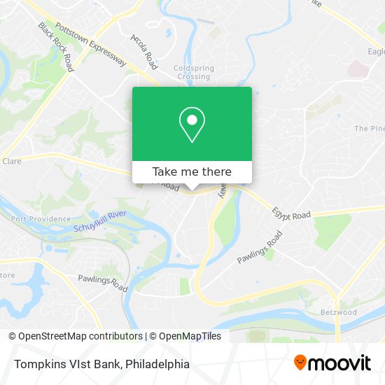 Tompkins VIst Bank map