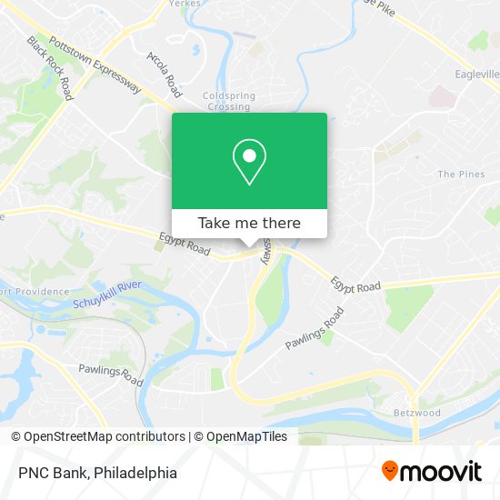 PNC Bank map