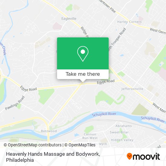 Heavenly Hands Massage and Bodywork map