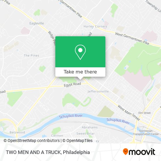 TWO MEN AND A TRUCK map