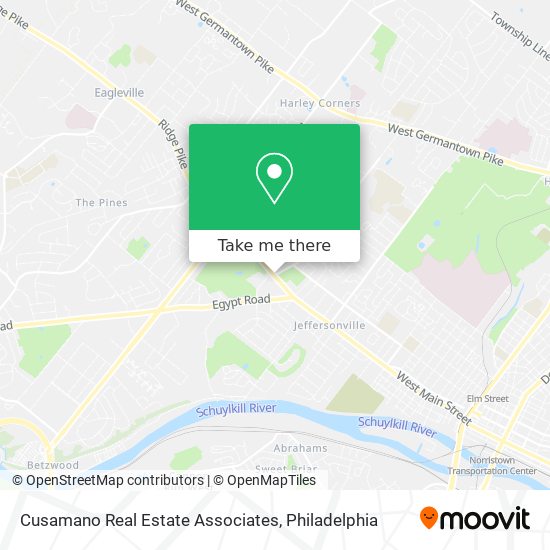 Cusamano Real Estate Associates map