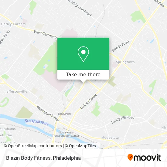 Mapa de Blazin Body Fitness