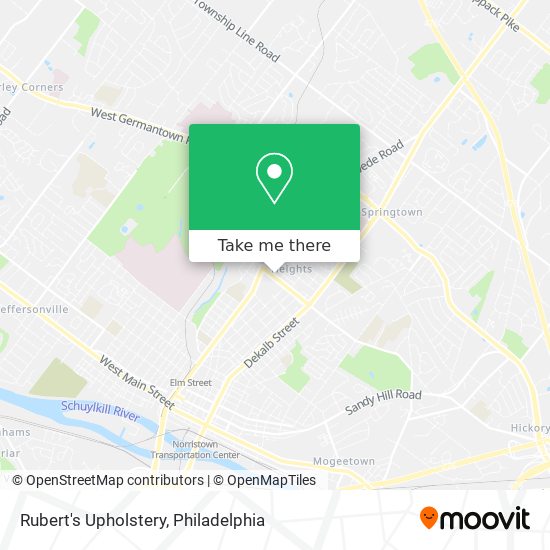 Rubert's Upholstery map