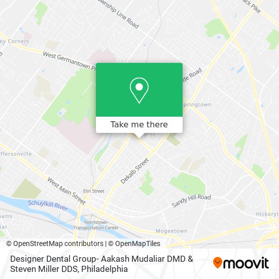 Designer Dental Group- Aakash Mudaliar DMD & Steven Miller DDS map