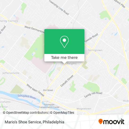 Mapa de Mario's Shoe Service