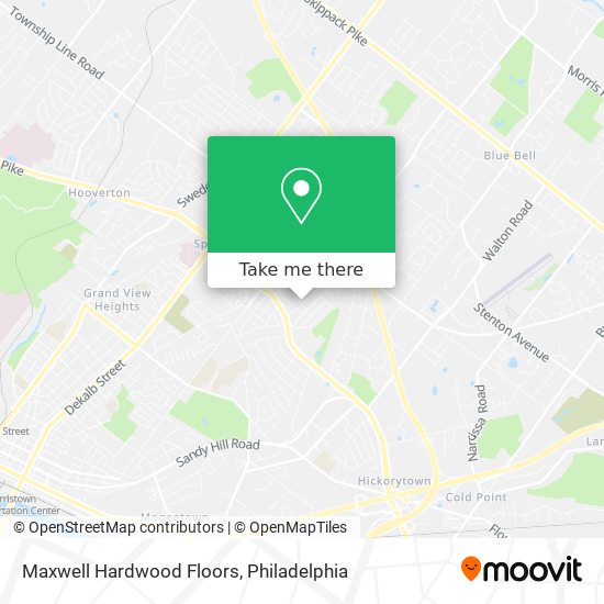 Maxwell Hardwood Floors map