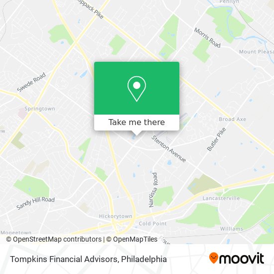 Tompkins Financial Advisors map
