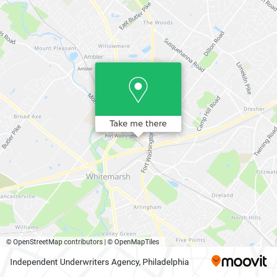 Independent Underwriters Agency map